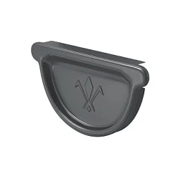 Заглушка желоба универсальная с резиновым уплотнителем d-125 мм Aquasystem Comfort Полиэстер 0,55