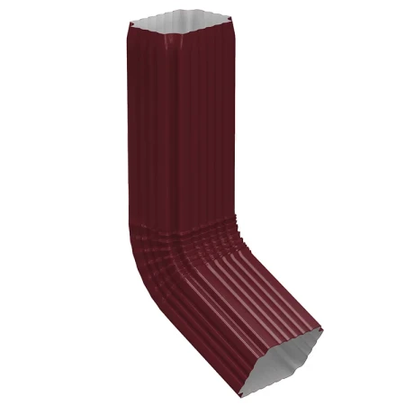 Колено трубы 76x102 мм 60 гр. Металл Профиль Бюджет Полиэстер 0,5 RAL 3005