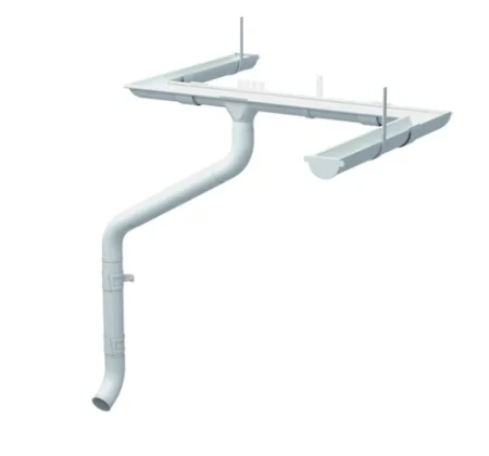 Заглушка желоба d-125 мм Металл Профиль GRANDSYSTEM Полиэстер 0,6 RAL 9010