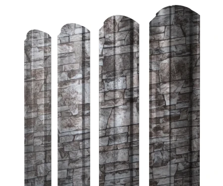 Полукруглый Slim Print Elite 0,45 Fine Stone фигурный