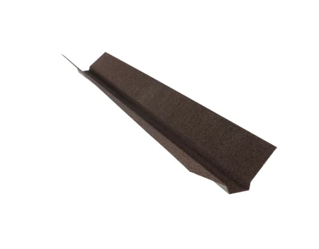 Декоративная планка ендовы для композитной черепицы Grand Line цвет Шоколад