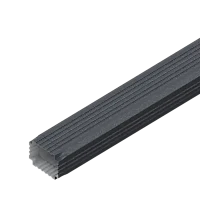 Труба водосточная 76x102x3000 мм Металл Профиль FORAMINA FREEZE QUADRO Valori двухстороннее 0,5 DarkGrey