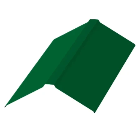 Планка конька плоского Металл Профиль 190x190x2000 0,45 Полиэстер цвет RAL 6002