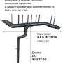 Комплект металлического водостока ГрандЛайн GL PU d-125x90 мм 6 м/3 м Полиуретан RAL 7024 в Туле фото