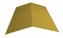 Планка конька плоского простая Металл Профиль 115x115x2000 Полиэстер 0,45