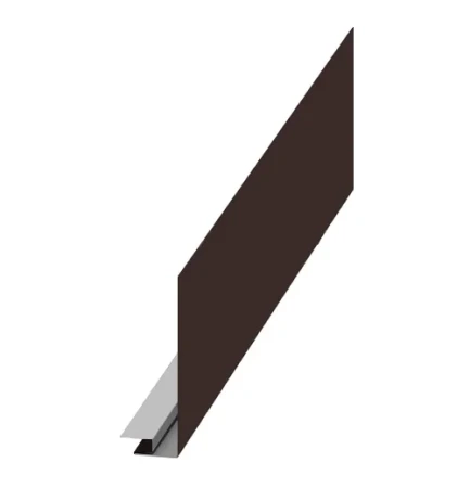 Планка карнизного свеса сложная Металл Профиль 185x50x2000 0,45 Полиэстер цвет RAL 8017