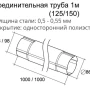 Труба круглая соединительная d-90 мм 1 м Grand Line Optima Полиэстер двухсторонний 0,55 в Туле фото Труба круглая соединительная d-90 мм 1 м Grand Line Optima Полиэстер двухсторонний 0,55 в Туле фото