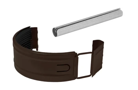 Соединитель желоба в комплекте d-125 мм Aquasystem Premium Pural Matt 0,6 RR 32