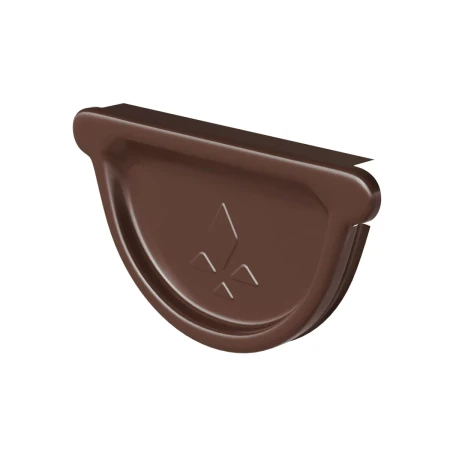 Заглушка желоба универсальная с резиновым уплотнителем d-125 мм Aquasystem Premium PU 0,6 RAL 8017