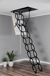 Чердачная люк-лестница Oman Ножничная Nozycowe Metal Termo