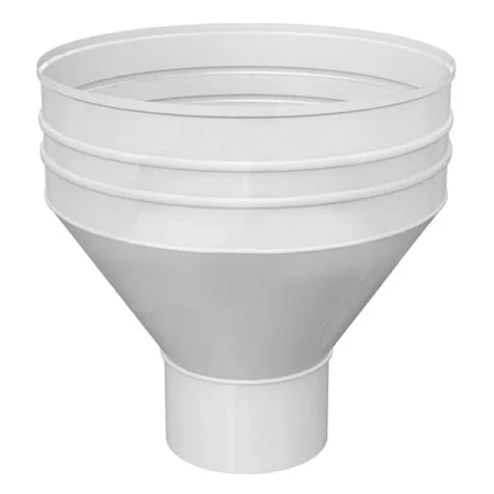 Воронка водосборная d-350x150 мм Металл Профиль Проект Полиэстер 0,5 RAL 9003