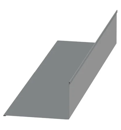 Планка примыкания верхняя Металл Профиль 140x90x2000 0,45 Полиэстер цвет RAL 7004