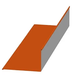 Планка примыкания верхняя Металл Профиль 140x90x2000 Полиэстер 0,45