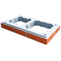 Готовые решения отделки над кровлей Schiedel Uni Комплект FINAL  двухходовой без вентканала 0.33 пм