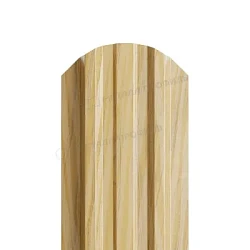 Штакетник Металл Профиль Прямоугольный Lane Ecosteel 0,5 T фигурный