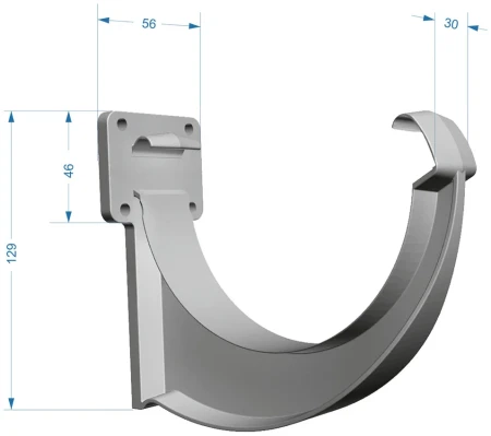Кронштейн желоба ПВХ d-141 мм Döcke Lux в Туле фото