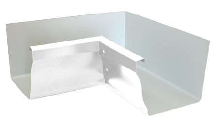 Угол желоба внутренний 90 гр. Grand Line Vortex Полиэстер 0,45 RAL 9003