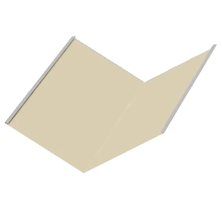 Планка ендовы нижняя Металл Профиль 298x298x2000 0,45 Полиэстер цвет RAL 1015