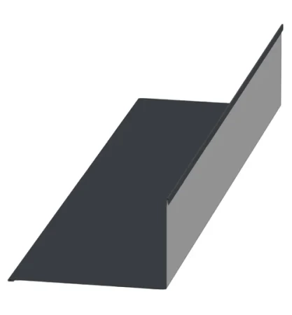 Планка примыкания верхняя Металл Профиль 250x147x2000 Viking E 0,5 цвет RAL 7024