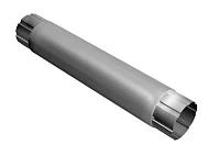 Труба круглая соединительная d-100 мм 1 м Grand Line GL PU Полиуретан 0,5 RAL 9003