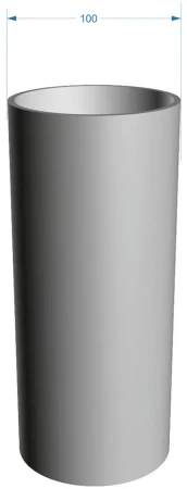 Труба водосточная ПВХ d-100 мм 3 м Döcke Lux в Туле фото