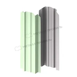 Штакетник Металл Профиль Прямоугольный Lane Norman 0,5 фигурный