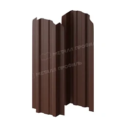 Штакетник Металл Профиль Прямоугольный Lane Полиэстер двухсторонний 0,45 фигурный
