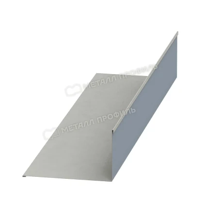 Планка примыкания верхняя Металл Профиль 250x147x2000 0,5 Norman цвет RAL 9002