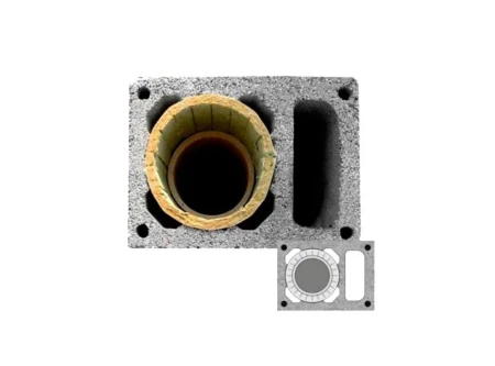 Комплект Schiedel Uni 1 пм для одноходового дымохода с вентканалом Ø-180L мм