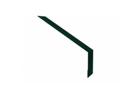 Планка капельник для мягкой кровли Grand Line 135x50 0,4 Полиэстер цвет RAL 6005