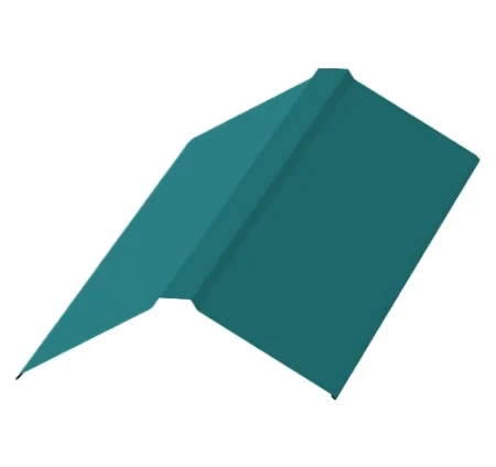 Планка конька плоского Металл Профиль 190x190x2000 0,45 Полиэстер цвет RAL 5021