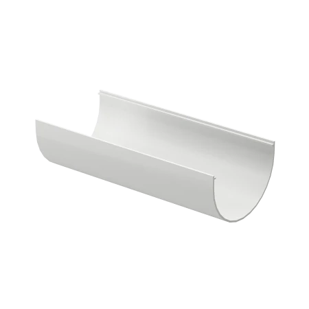 Желоб полукруглый ПВХ d-120 мм 3 м Döcke Standard белый RAL 9003