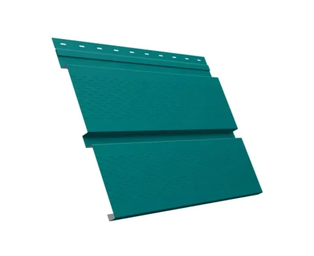 Металлический софит Grand Line Квадро Брус Satin 0,5 с полной перфорацией Ral 5021 Металлический софит Grand Line Квадро Брус Satin 0,5 с полной перфорацией Ral 5021