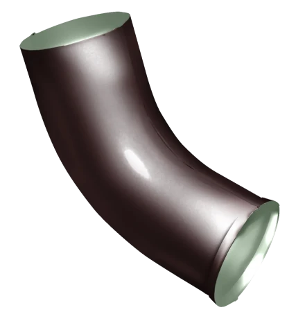 Колено стока d-90 мм 60° ГрандЛайн GL PE Полиэстер двухсторонний 0,6 в Туле фото