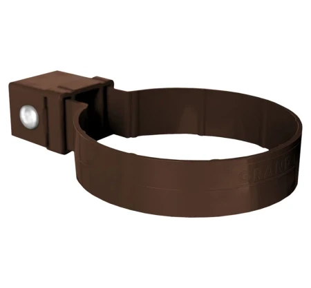 Хомут Kliker трубы d-120 мм ПВХ Grand Line шоколадный RAL 8017