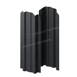 Штакетник Металл Профиль Прямоугольный Lane Полиэстер двухсторонний 0,45 фигурный