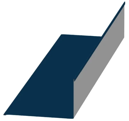 Планка примыкания верхняя Металл Профиль 250x147x2000 0,50 PURETAN цвет RR 35