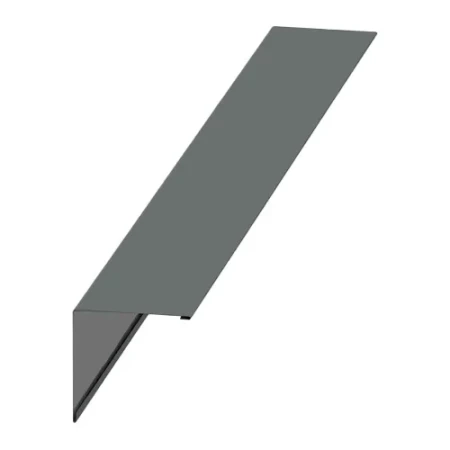 Планка угла наружного Металл Профиль 115x115x2000 0,45 Полиэстер цвет RAL 7005
