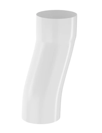 S-обвод трубы d-100 мм Aquasystem Premium Pural 0,6 RAL 9003