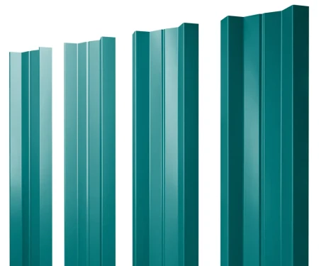 М-образный Полиэстер 0,45 RAL 5021 прямой М-образный Полиэстер 0,45 RAL 5021 прямой