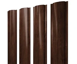 Штакетник Grand Line Полукруглый Slim Print Elite 0,45 прямой