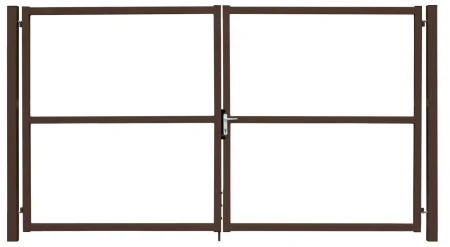 Ворота Grand Line Colority Zinc Lock 1,80х1 м цвет поставщика Ral 8017