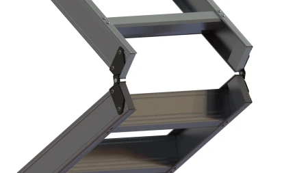 Чердачная люк-лестница Oman Алюминиевая складная 3-х секционная Alu Profi Lite в Туле фото