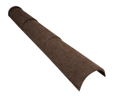 Конек полукруглый тройной для композитной черепицы Grand Line цвет Капучино