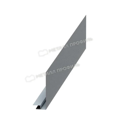 Планка карнизного свеса сложная  Металл Профиль 250x50x3000 0,5 Norman цвет RAL 7004