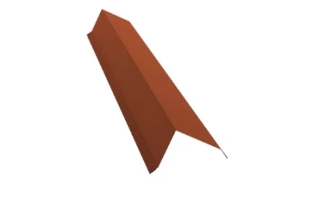 Планка торцевая Grand Line 142x100 0,45 Полиэстер с пленкой цвет RAL 8004