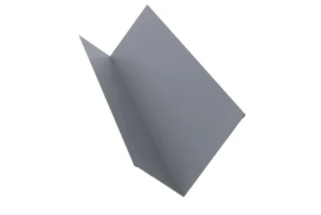 Планка примыкания для кровли Grand Line 150x250 0,45 Полиэстер цвет RAL 9006