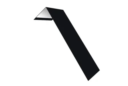 Планка лобовая/околооконная простая Grand Line 190x50 0,45 Drap цвет RAL 9005 Планка лобовая/околооконная простая Grand Line 190x50 0,45 Drap цвет RAL 9005