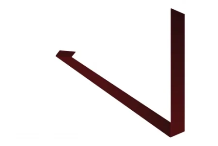 Планка примыкание верхнее к трубе фальц Grand Line 0,45 Полиэстер цвет RAL 3005