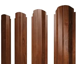 Штакетник Grand Line П-образный Print Premium 0,45 фигурный